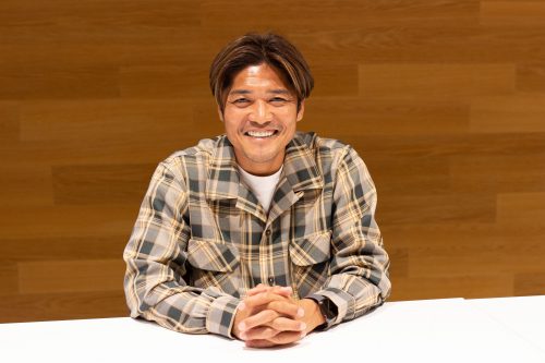 Former Japanese national soccer team player Yoshito Okubo's 